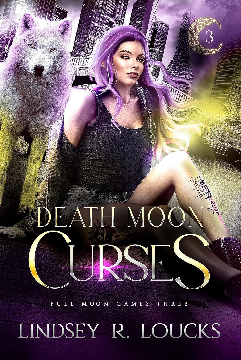 Cover for Death Moon Curses (Full Moon Games Book 3)